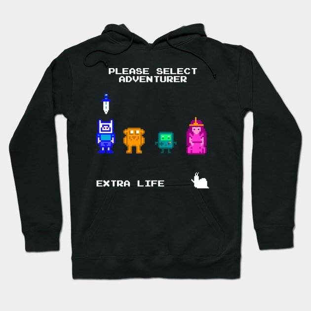 8-Bit Time Hoodie by Bogswallop